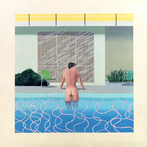 Peter getting out of Nick's pool by David Hockney _ FYU PARIS