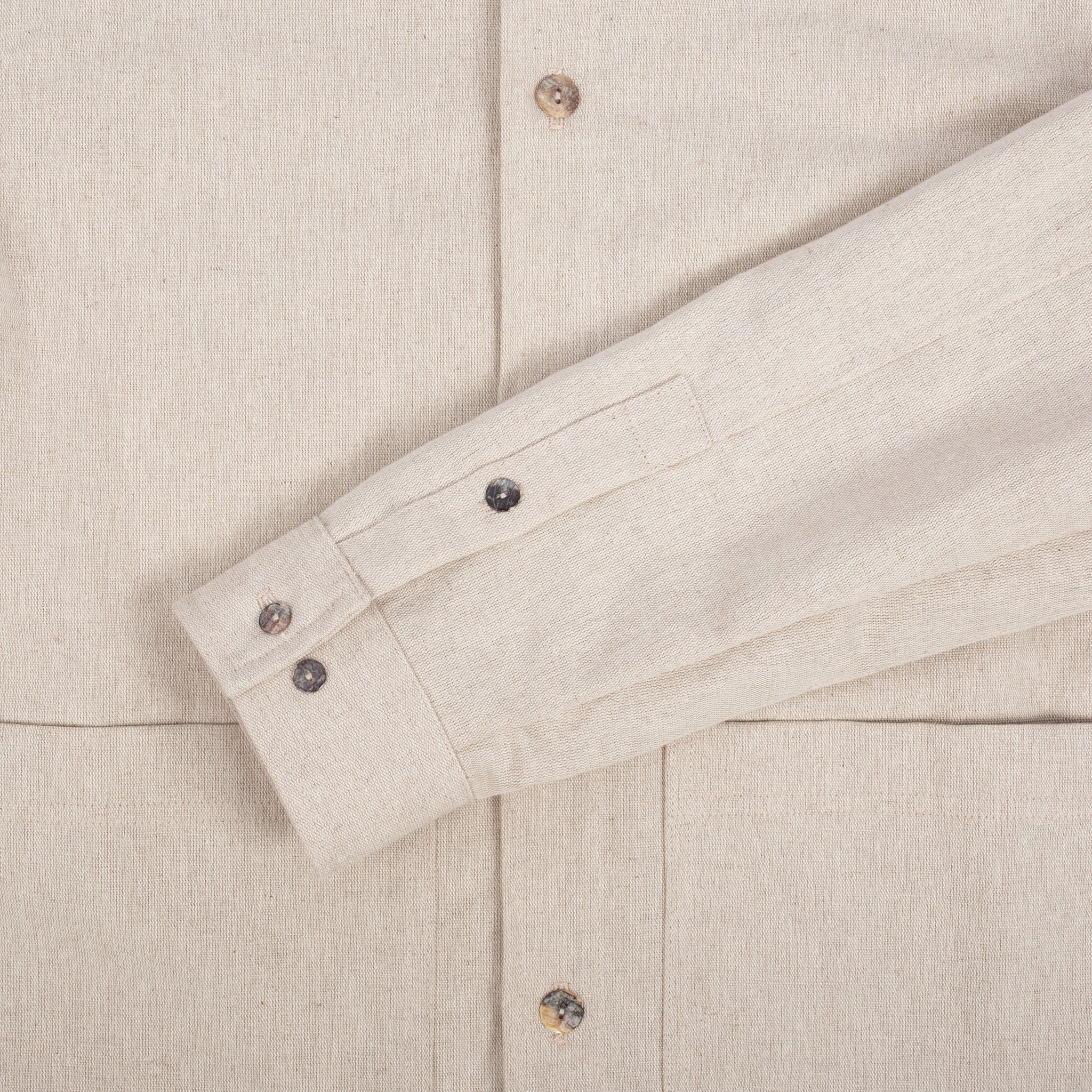 Noe Washed Linen Overshirt - FYU PARIS